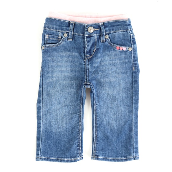 LEVI'S denim, girl's size 6-9M - Picture 2 of 4